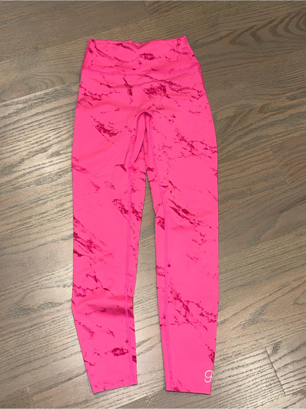 Bombshell Sportswear *retired* High Waist Scrunch Leggings- Pink Marble